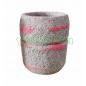 Pflanztrog BECHER grau/rot
