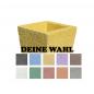 Pflanzkübel VIERECK 38 x 38 cm, Höhe 42 cm – Wunschfarbe