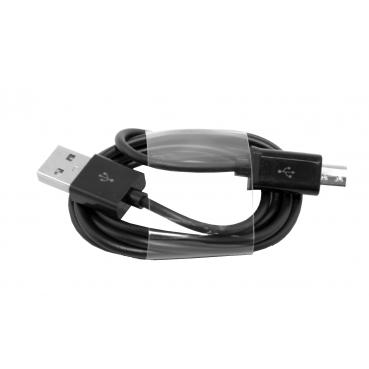 USB-Ladekabel Datenkabel, schwarz für Samsung, HTC, Nokia, LG, Blackberry, Motorola, Sony Ericsson