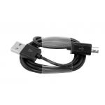 USB-Ladekabel Datenkabel, schwarz für Samsung, HTC, Nokia, LG, Blackberry, Motorola, Sony Ericsson